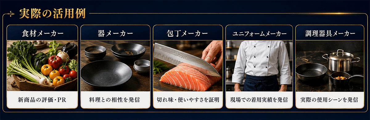 シェフの発信力を活用する